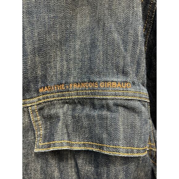 VTG Marithe Francois Girbaud MFG Denim Trucker Jacket Y2K Men’s Sz XL ~ BACK HIT - Picture 4 of 13